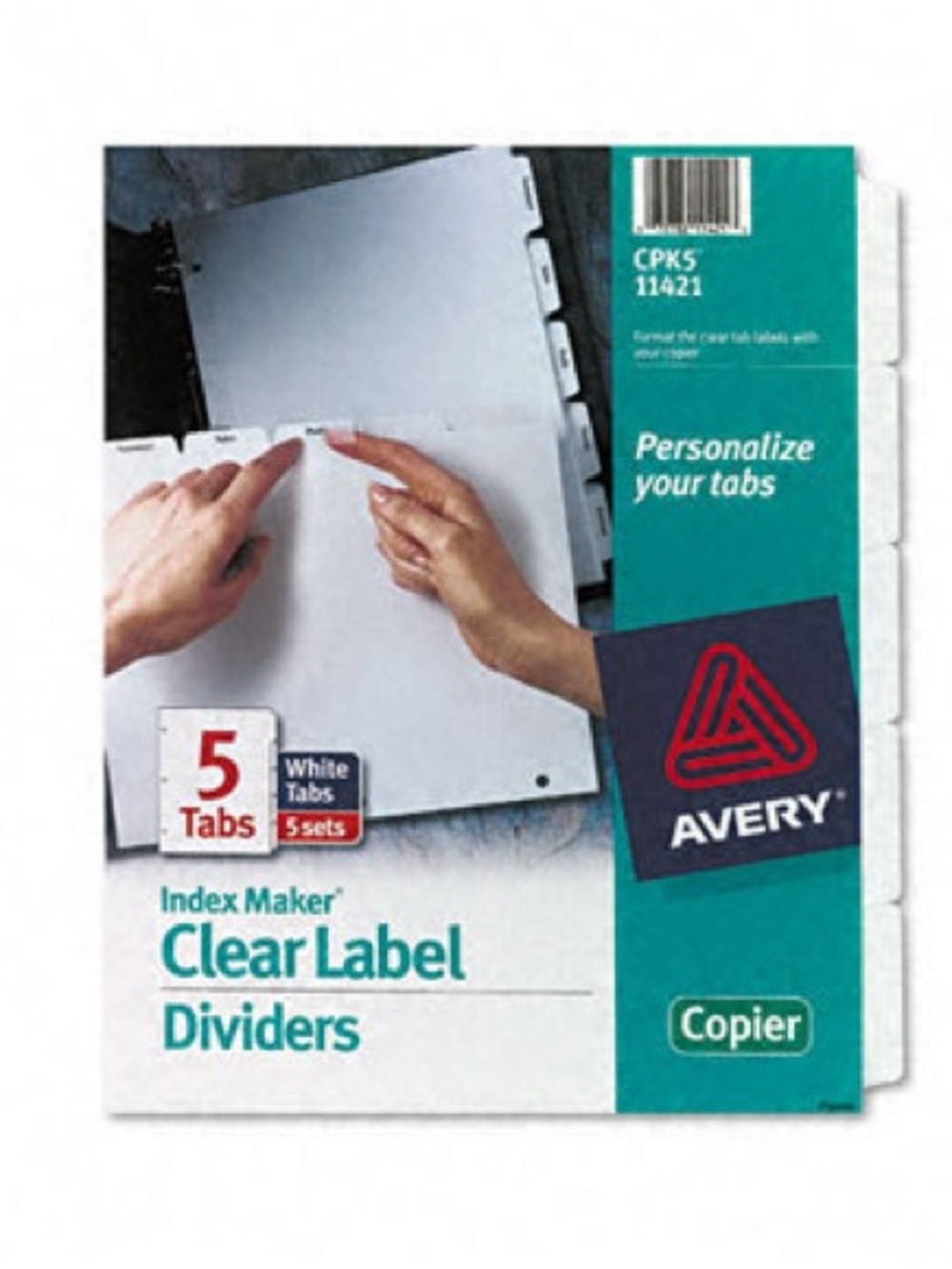 Avery Clear Label Dividers-NWT
